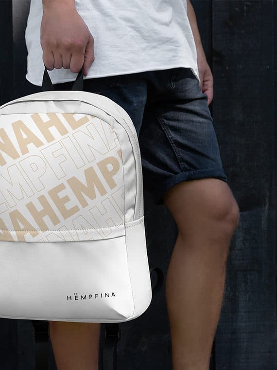 Backpack Lettername Design - White