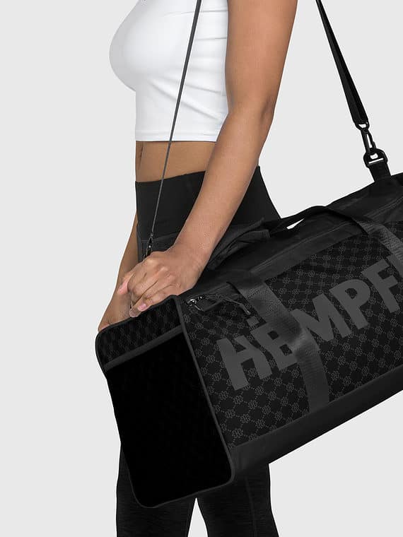 Duffle Bag Lettername Design - Black