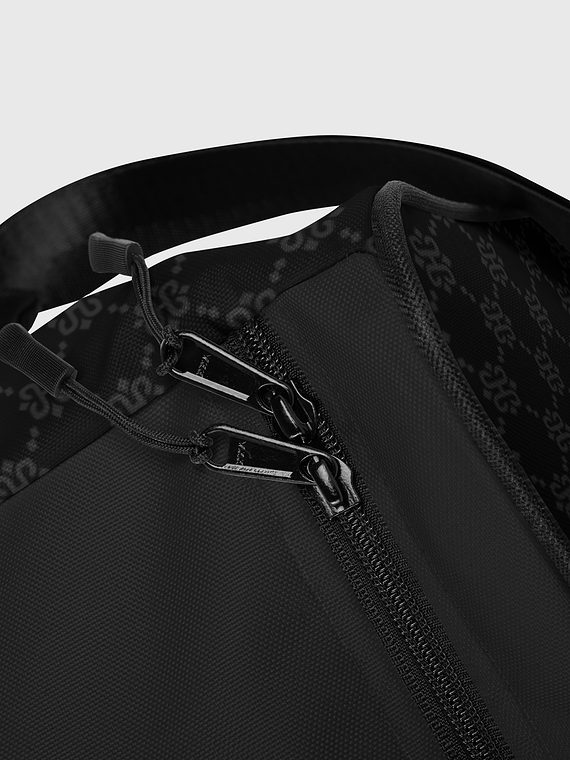 Duffle Bag Lettername Design - Black
