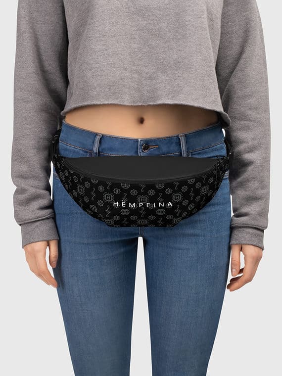 Fanny Pack Signature Motif - Black