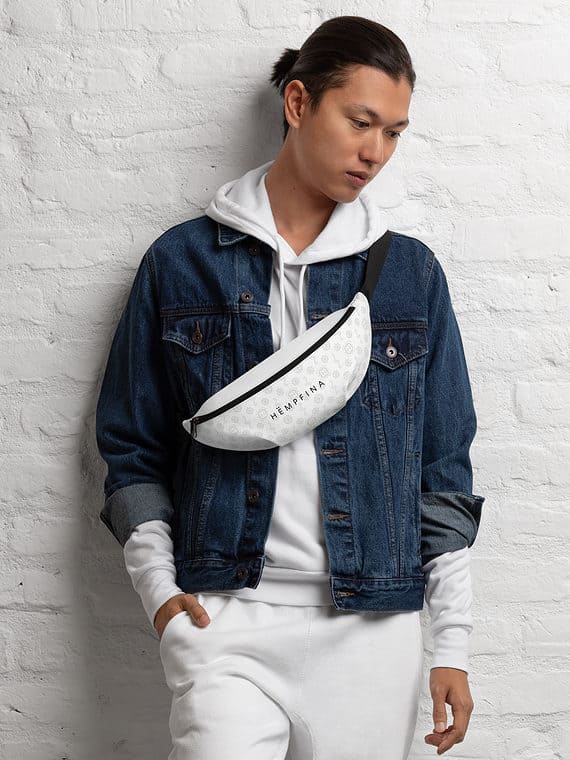 Fanny Pack Signature Motif - White