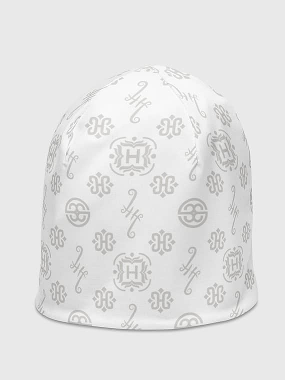 Beanie Signature Motif - White