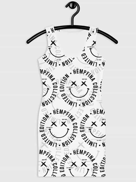 Fitted Dress Fake Smile Club – White