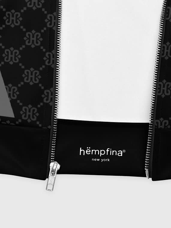 Bomber Jacket Lettername Design - Black