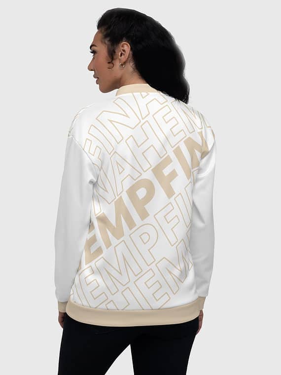 Bomber Jacket Monogram - White