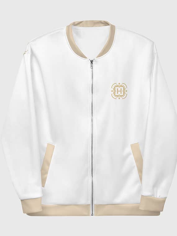 Bomber Jacket Monogram - White