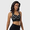Sports Bra Signature Motif - Black