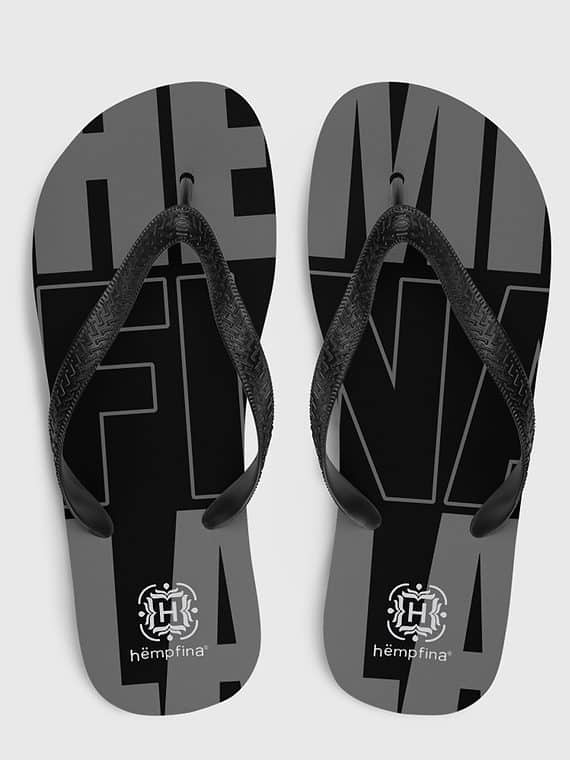 Sandals Lettername Design - Black