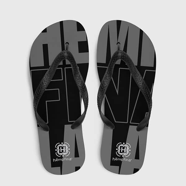 Sandals Lettername Design - Black