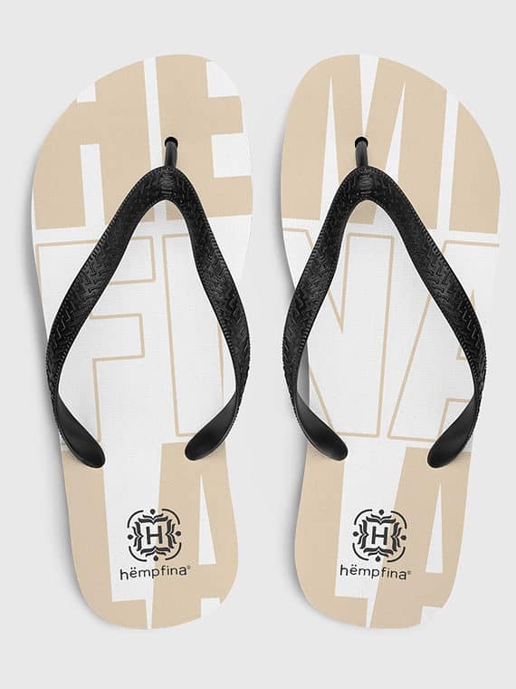 Sandals Lettername Design - White