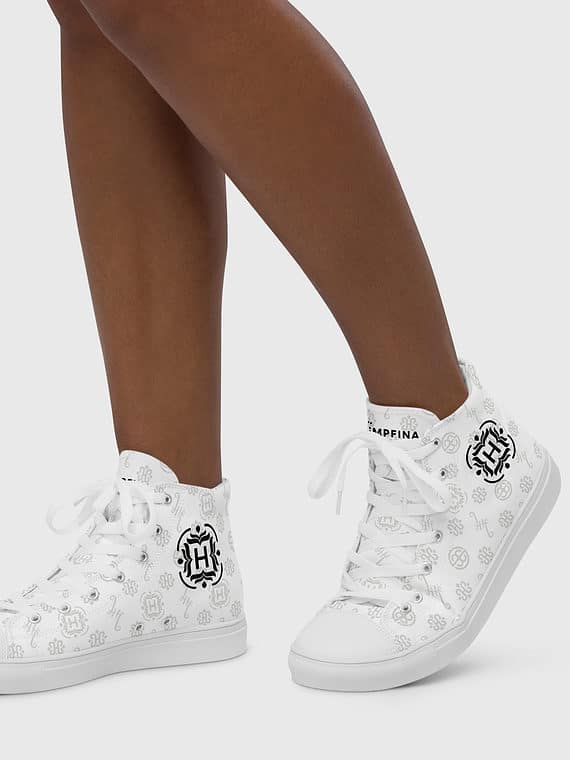 Canvas High-Tops Monogram - White