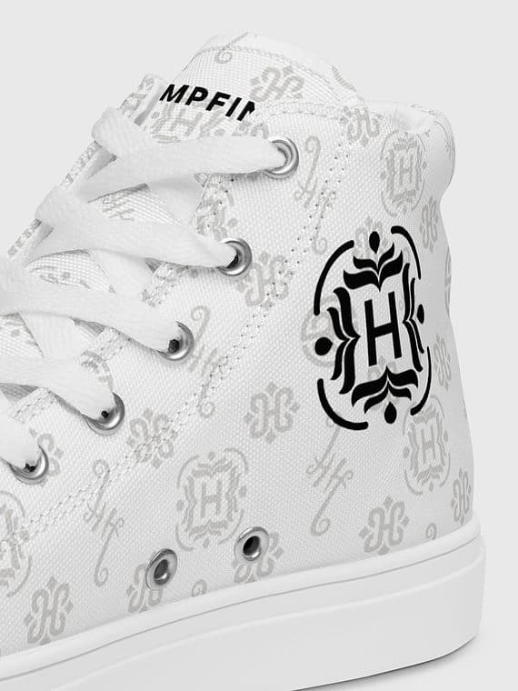 Canvas High-Tops Monogram - White