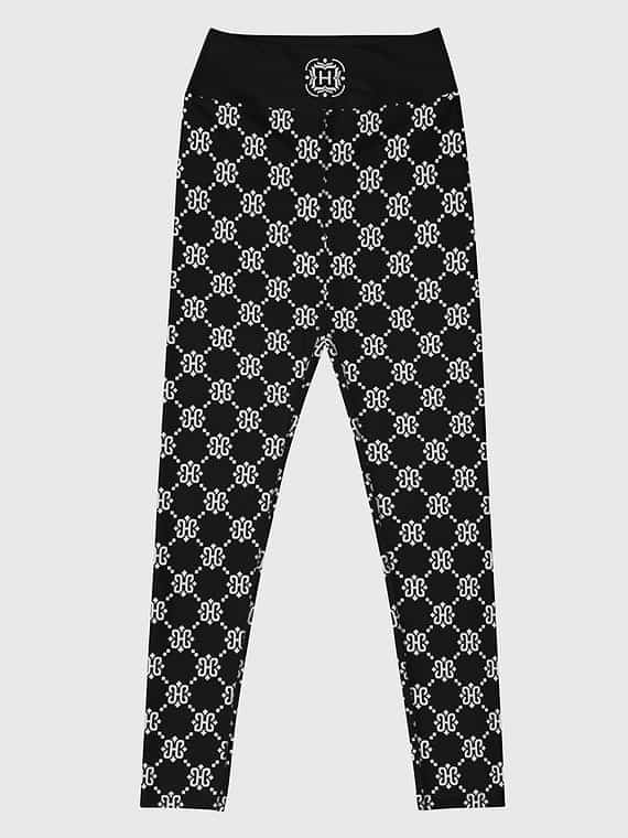 Leggings Crosslink Pattern Bold - Black