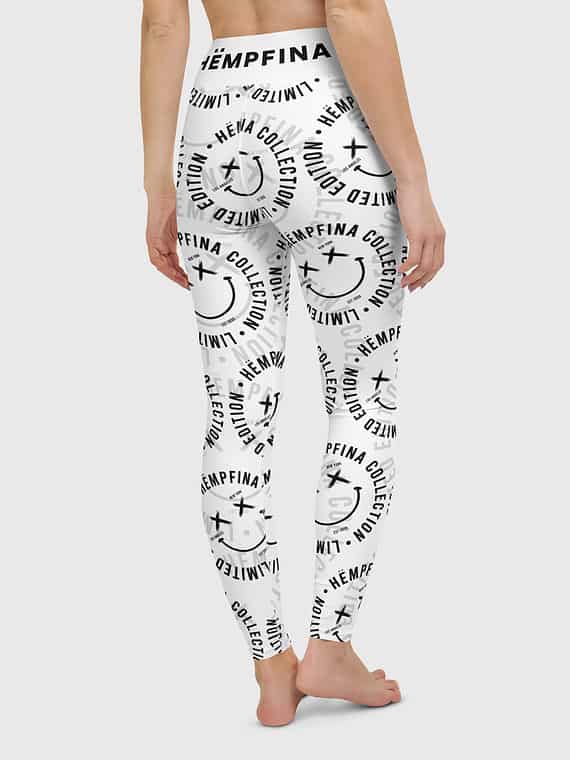 Leggings Fake Smile Club - White