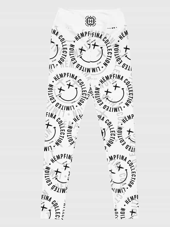 Leggings Fake Smile Club - White