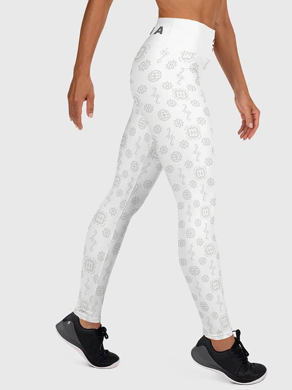 Leggings Signature Motif - White