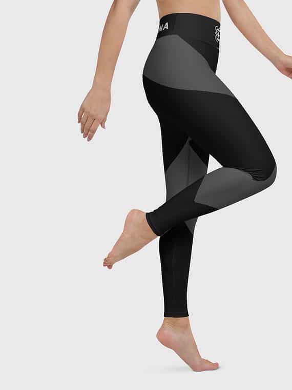Leggings Monogram Stripe - Black
