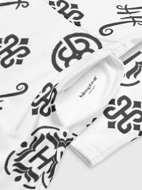Midi Dress Signature Motif - White