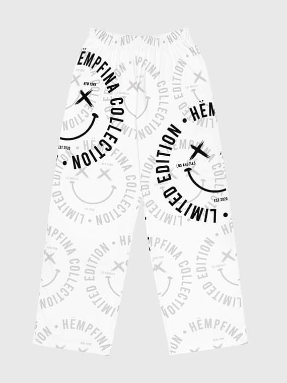 Wide-Leg Pants Fake Smile Club - White