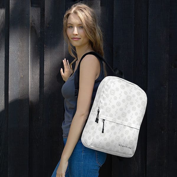 Backpack Signature Motif - White