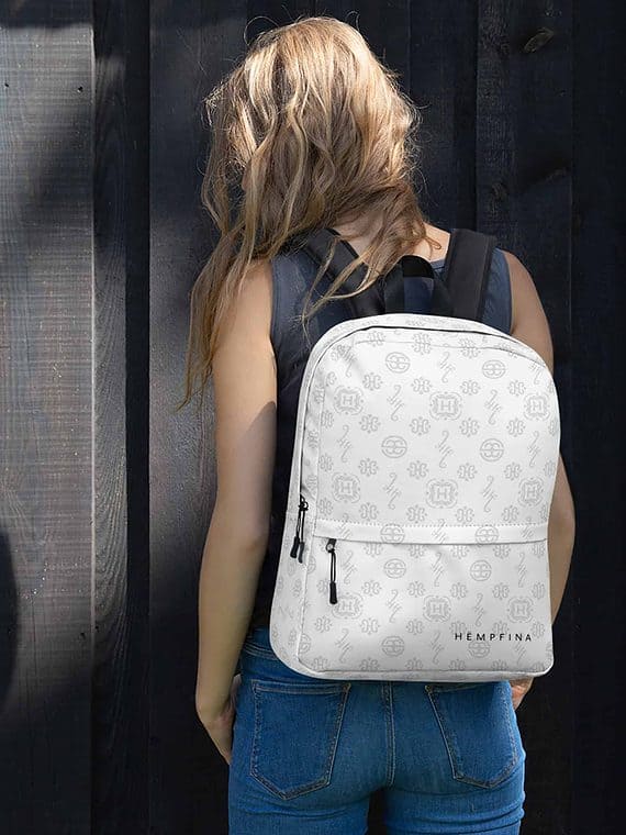 Backpack Signature Motif - White