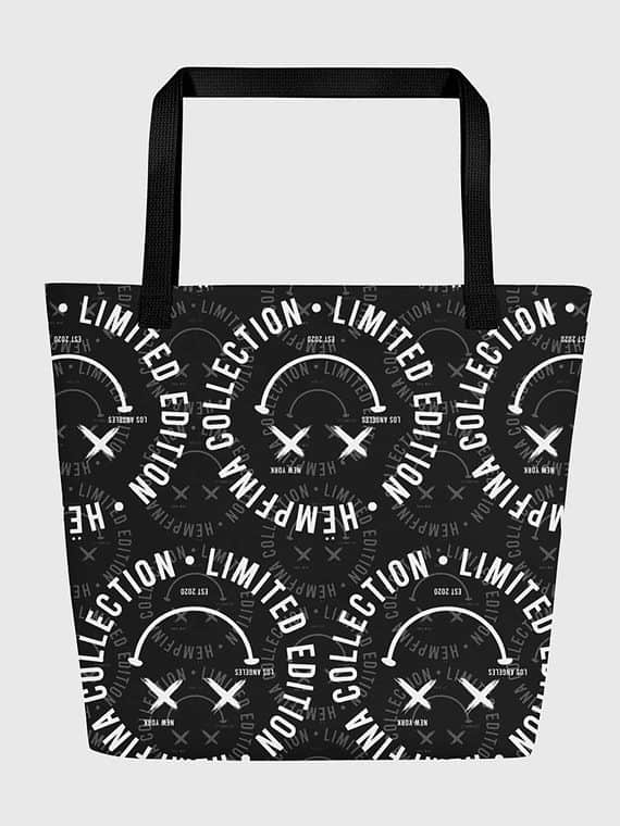 Fashion Tote Fake Smile Club - Black