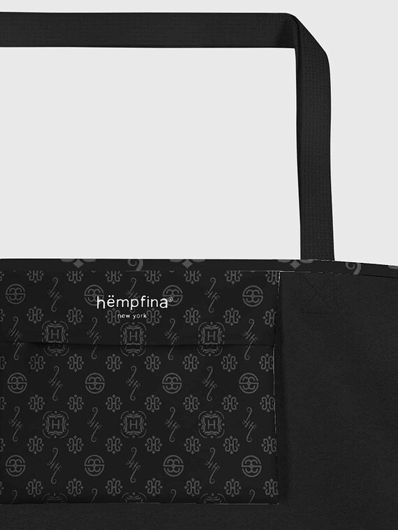 Fashion Tote Signature Motif - Black
