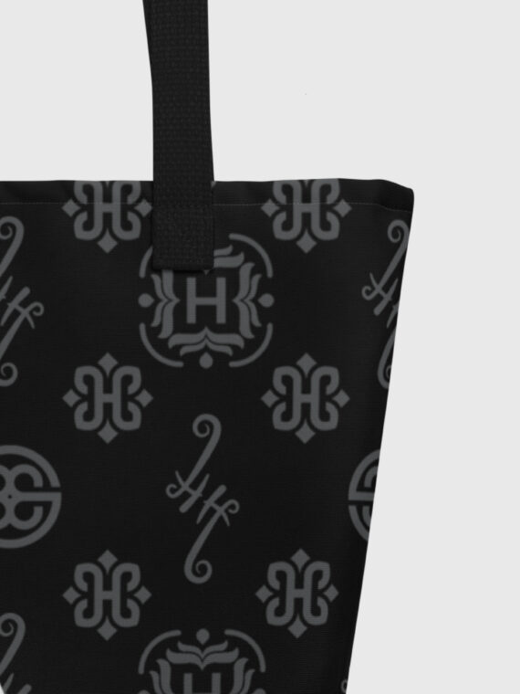 Fashion Tote Signature Motif - Black