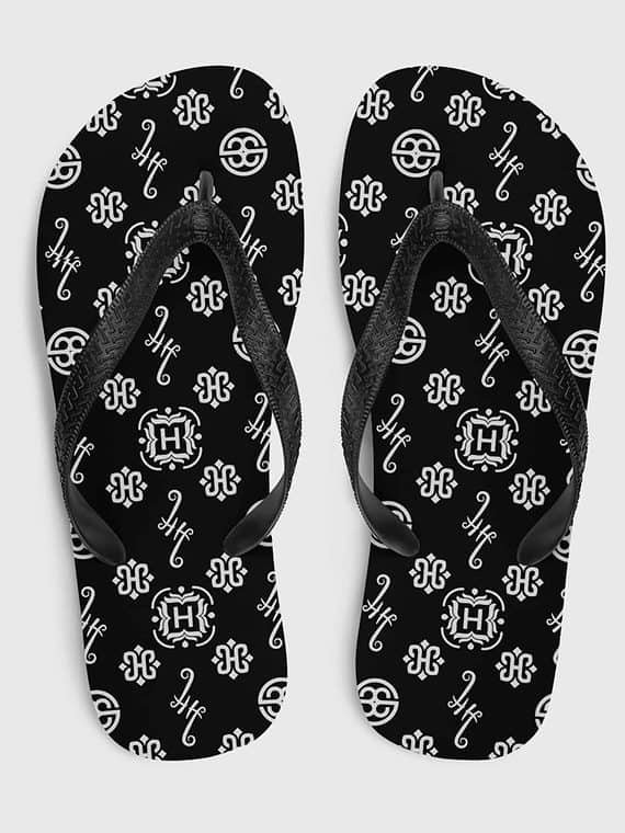 Sandals Signature Motif - Black