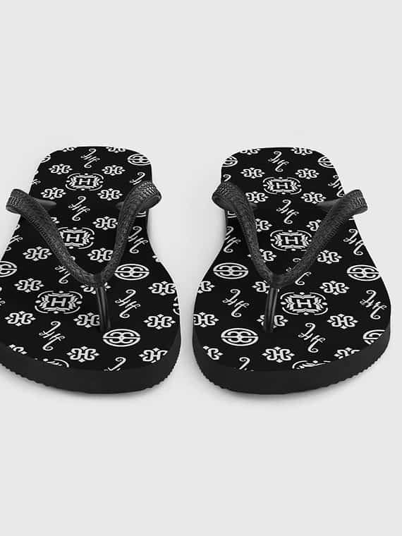 Sandals Signature Motif - Black