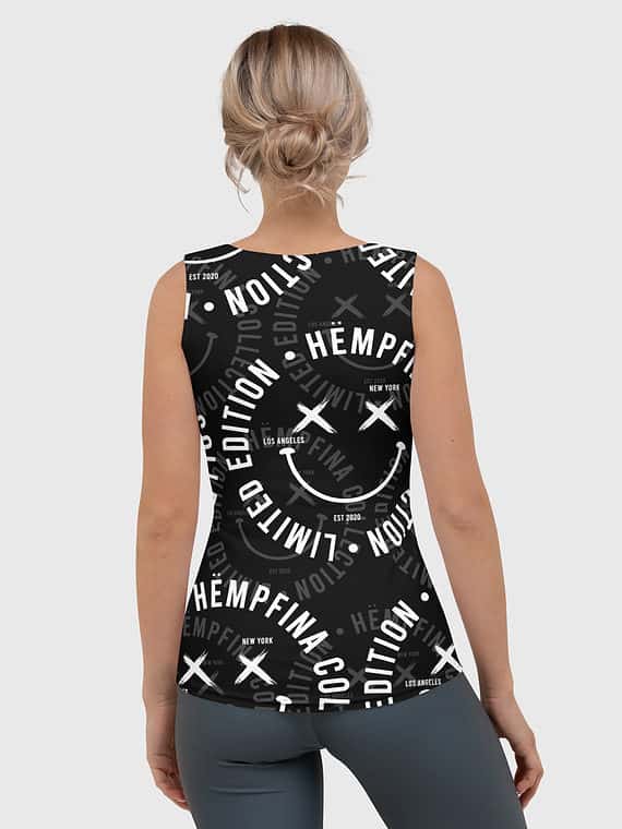 Tank Top Fake Smile Club - Black