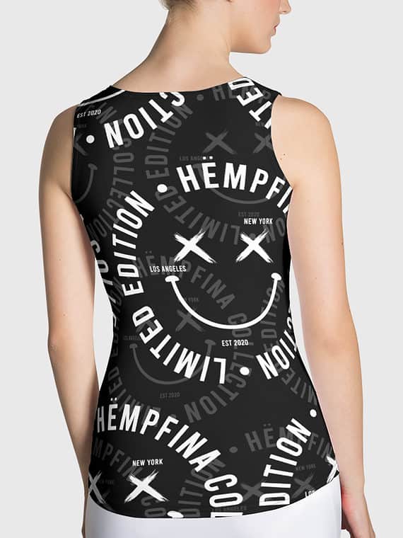 Tank Top Fake Smile Club - Black