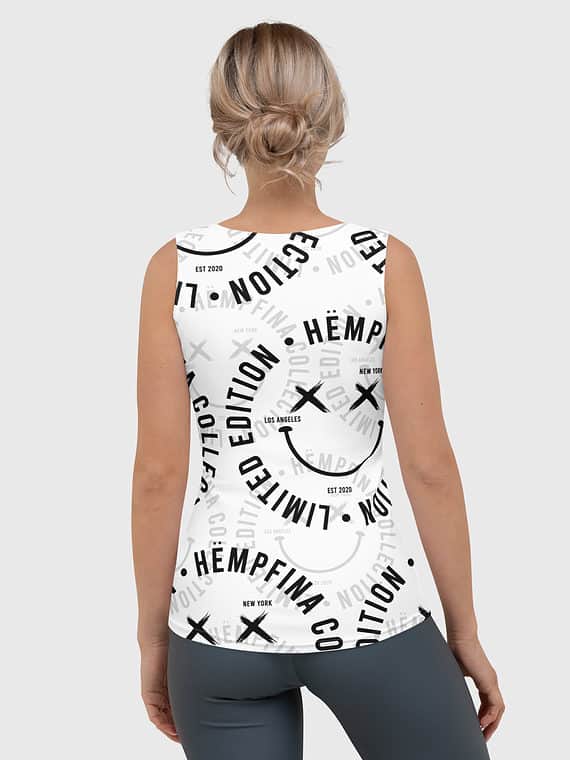 Tank Top Fake Smile Club - White