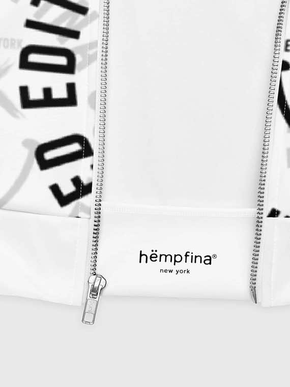 Bomber Jacket Fake Smile Club - White